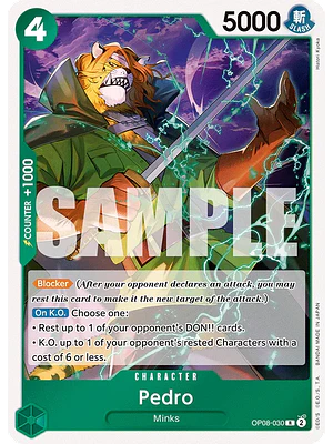 PEDRO OP08-030 - SINGLES ONE PIECE