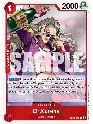 DR.KUREHA OP08-015 - SINGLES ONE PIECE