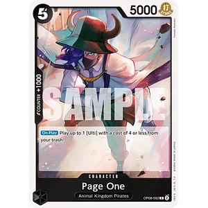 PAGE ONE OP08-092 - SINGLES ONE PIECE