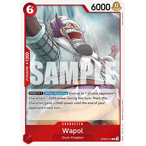 WAPOL OP08-014 - SINGLES ONE PIECE