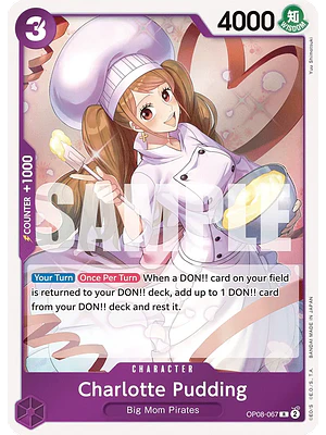 CHARLOTTE PUDDING OP08-067 - SINGLES ONE PIECE