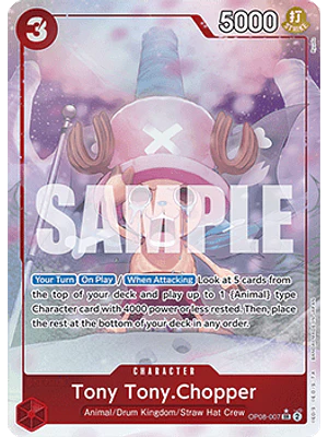 TONY TONY.CHOPPER (OP08-007)SR  - SINGLES ONE PIECE