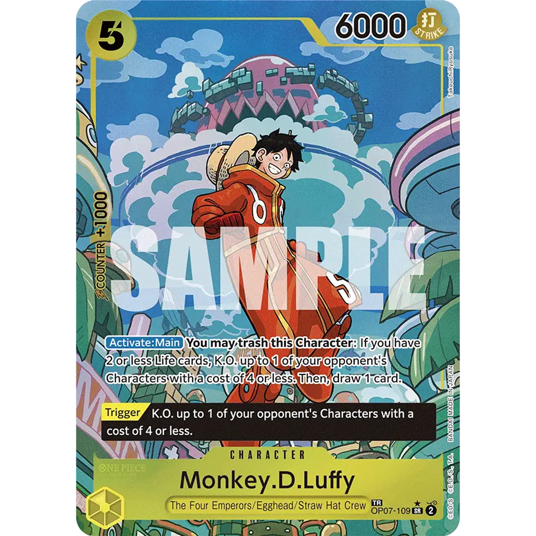 MONKEY.D.LUFFY (SP) OP07-109 - SINGLES ONE PIECE 1