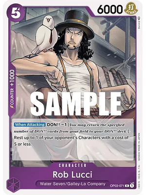ROB LUCCI OP03-071 - SINGLES ONE PIECE