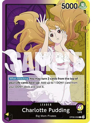 CHARLOTTE PUDDING – OP08-058 - SINGLES ONE PIECE