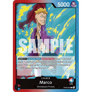 MARCO – OP08-002 – OP08-058 - SINGLES ONE PIECE