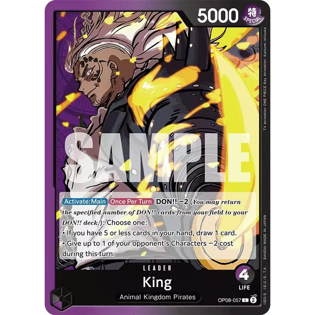 KING – OP08-057 - SINGLES ONE PIECE 1