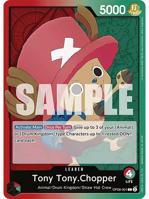 TONY TONY.CHOPPER – OP08-001 - SINGLES ONE PIECEZ