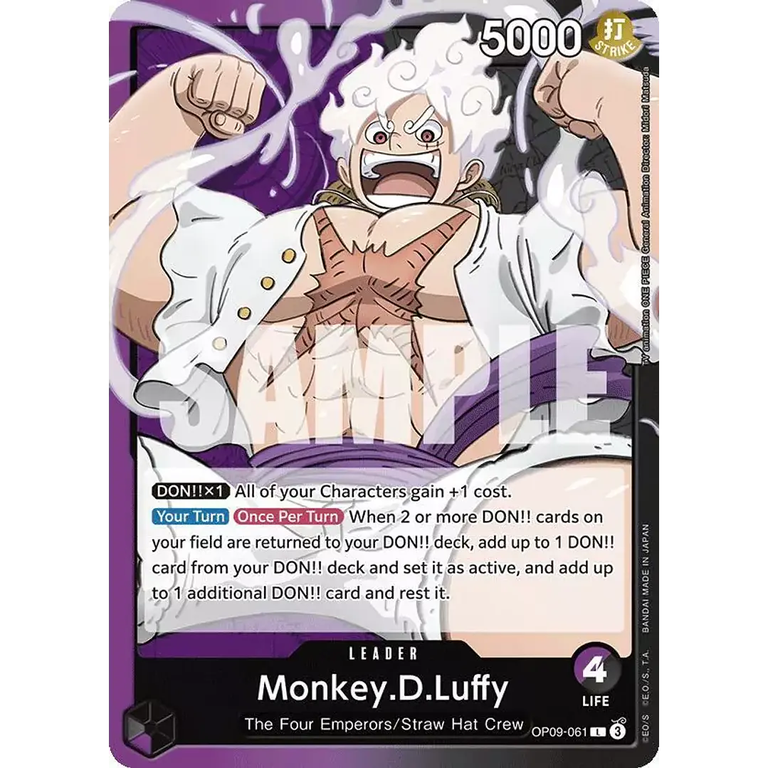 MONKEY.D.LUFFY – OP09-061 - SINGLES ONE PIECE 1