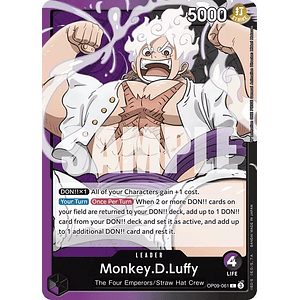 MONKEY.D.LUFFY – OP09-061 - SINGLES ONE PIECE