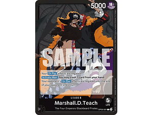 MARSHALL.D.TEACH – OP09-081 - SINGLES ONE PIECE