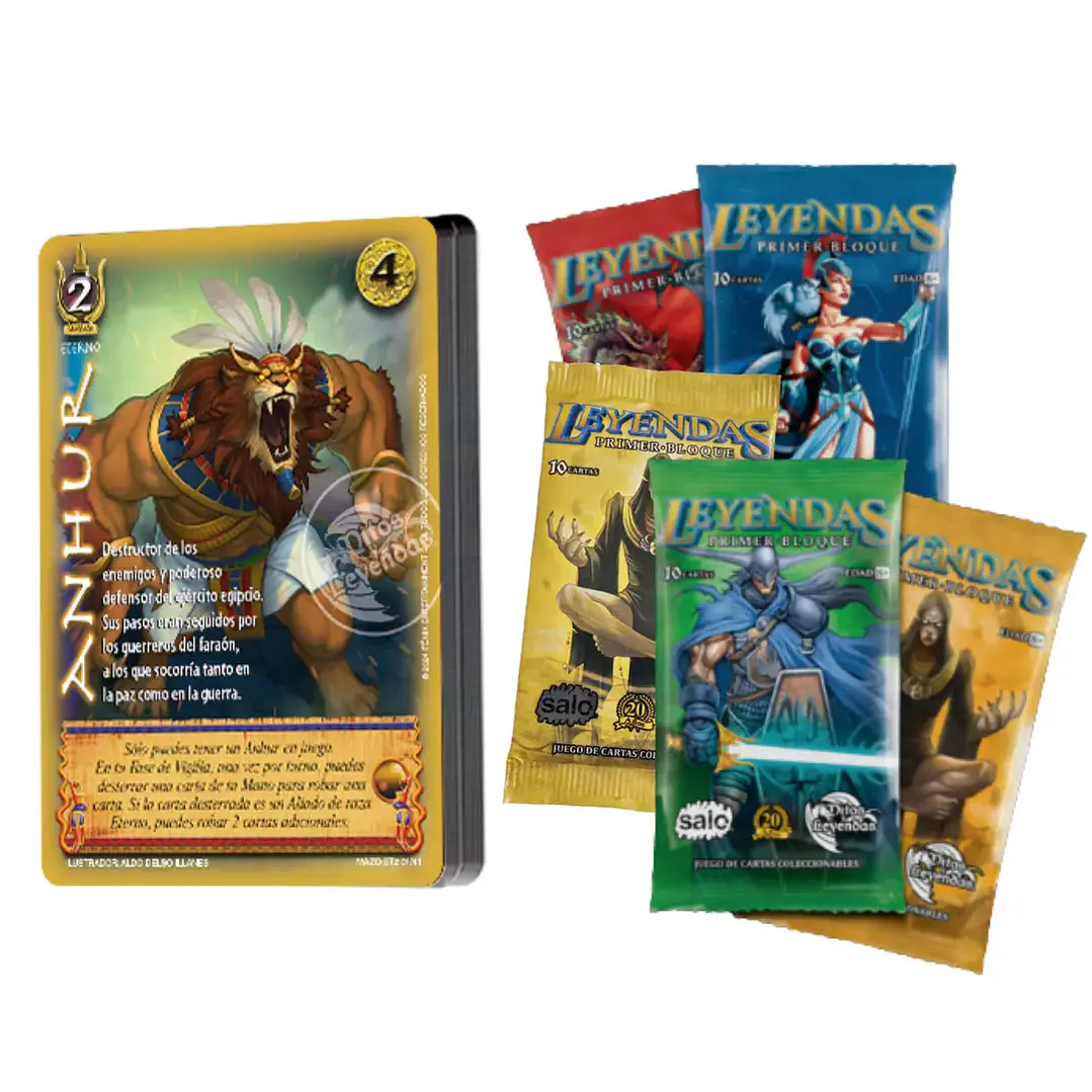 PACK MAZO PRECONSTRUIDO ETERNO + 5 SOBRES LEYENDAS 3.0 1