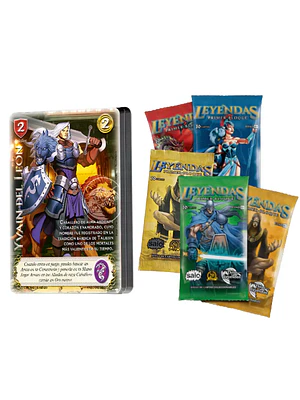 PACK MAZO PRECONSTRUIDO CABALLERO + 5 SOBRES LEYENDAS 3.0