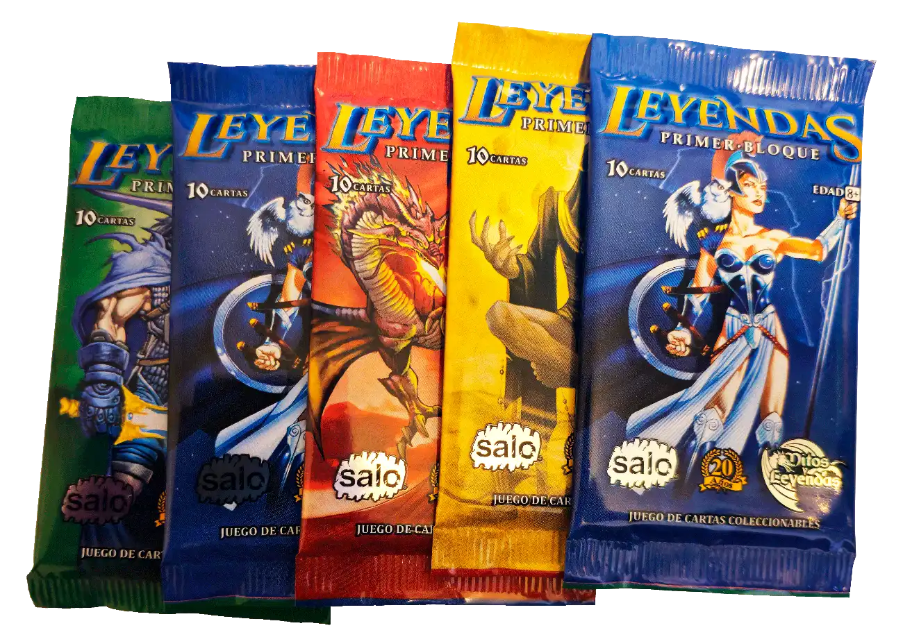 PACK 5 SOBRES MITOS Y LEYENDAS 3.0 PRIMER BLOQUE
