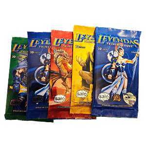 PACK 5 SOBRES MITOS Y LEYENDAS 3.0 PRIMER BLOQUE