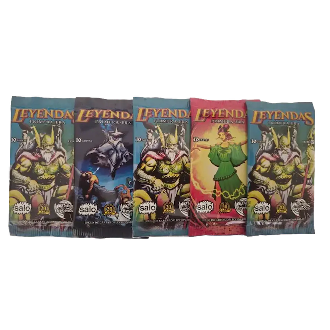 PACK 5 SOBRES MITOS Y LEYENDAS 3.0 PRIMERA ERA 1