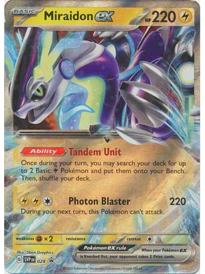 (ESPAÑOL) MIRAIDON EX - SVPes028 - ULTRA RARE PROMO