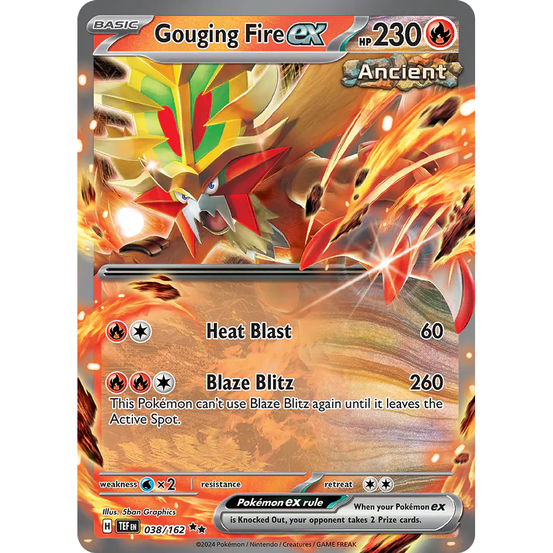 GOUGING FIRE EX 038/162 1