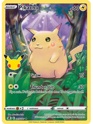 PIKACHU 005/025