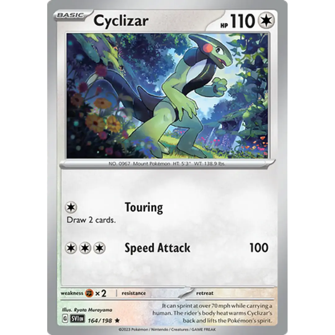 CYCLIZAR - 164/198 - HOLO RARE 1