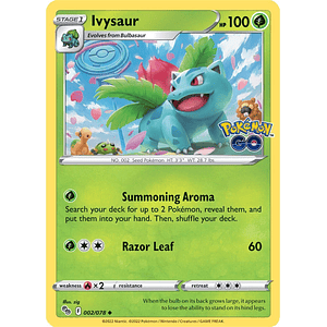 IVYSAUR (002/078) [POKÉMON GO]