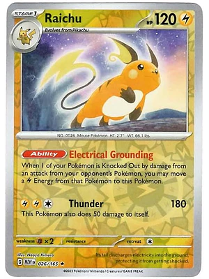 RAICHU (026/165) REVERSE HOLLO ESPAÑOL