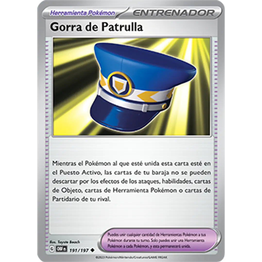 GORRA DE PATRULLA 191/197 1