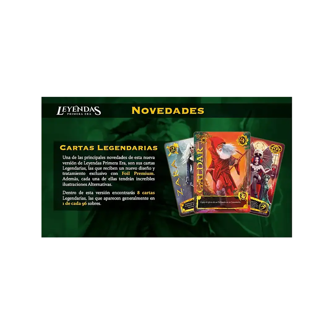 PACK 10 SOBRES DE LEYENDAS PRIMERA ERA 3.0 3