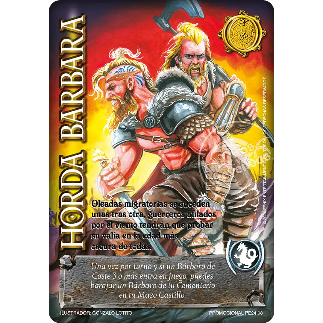 HORDA BARBARA (LBPE24 - ARTE ALTERNATIVO) 1