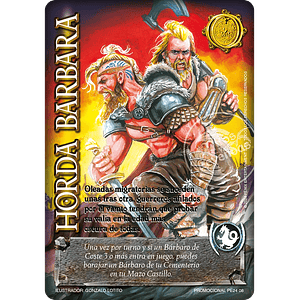 HORDA BARBARA (LBPE24 - ARTE ALTERNATIVO)