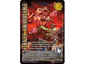 FUERZA ABOMINABLE (LBPE24 - ARTE ALTERNATIVO)