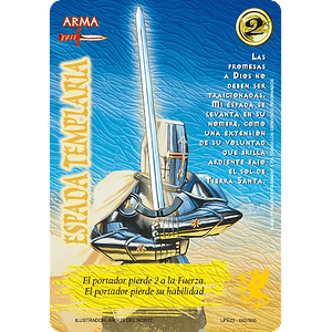 ESPADA TEMPLARIA (LPE3.0 - REAL)