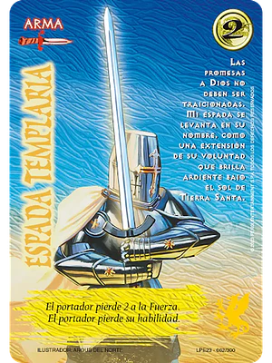 ESPADA TEMPLARIA (LPE3.0 - REAL)