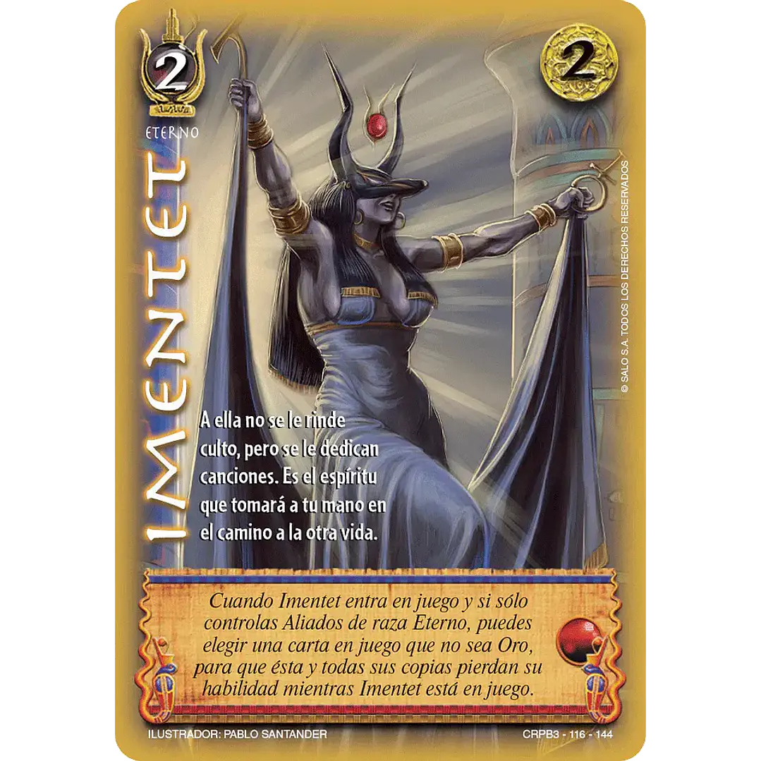 IMENTET (CRPB3 - ETERNO) - SINGLES MITOS Y LEYENDAS 1