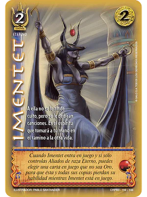 IMENTET (CRPB3 - ETERNO) - SINGLES MITOS Y LEYENDAS