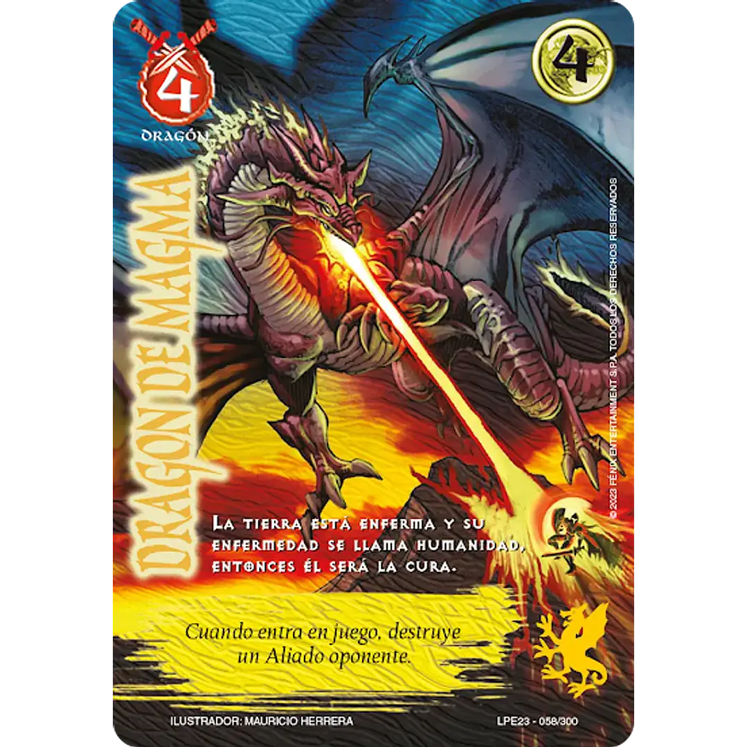 DRAGON DE MAGMA (LPE3.0 - MR) - SINGLES MITOS Y LEYENDAS 1