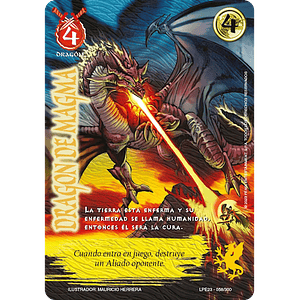 DRAGON DE MAGMA (LPE3.0 - MR) - SINGLES MITOS Y LEYENDAS