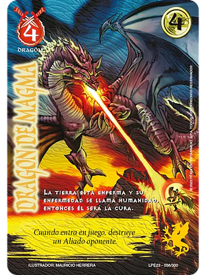 DRAGON DE MAGMA (LPE3.0 - MR) - SINGLES MITOS Y LEYENDAS