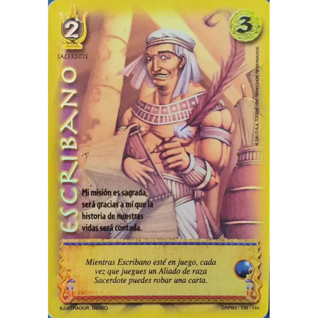 ESCRIBANO (CRPB3 - SACERDOTE) - SINGLES MITOS Y LEYENDAS 1