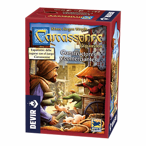 CARCASSONNE: EXPANSIÓN CONSTRUCTORES Y COMERCIANTES (2DA EDICION) - DEVIR