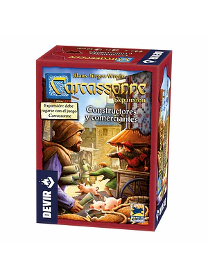 CARCASSONNE: EXPANSIÓN CONSTRUCTORES Y COMERCIANTES (2DA EDICION) - DEVIR