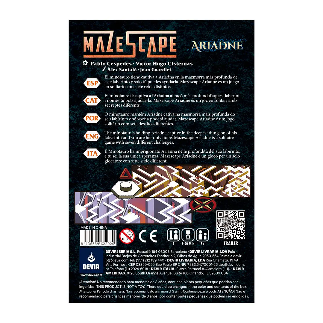 MAZESCAPE: ARIADNE - DEVIR 4