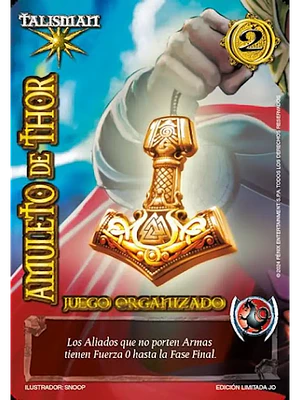 AMULETO DE THOR (PROMOCIONAL - JO) - SINGLES MITOS Y LEYENDAS