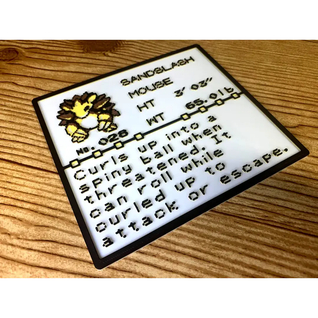 DIORAMA POKEMON VARIEDADES 1 / SCREEN GAMEBOY 43