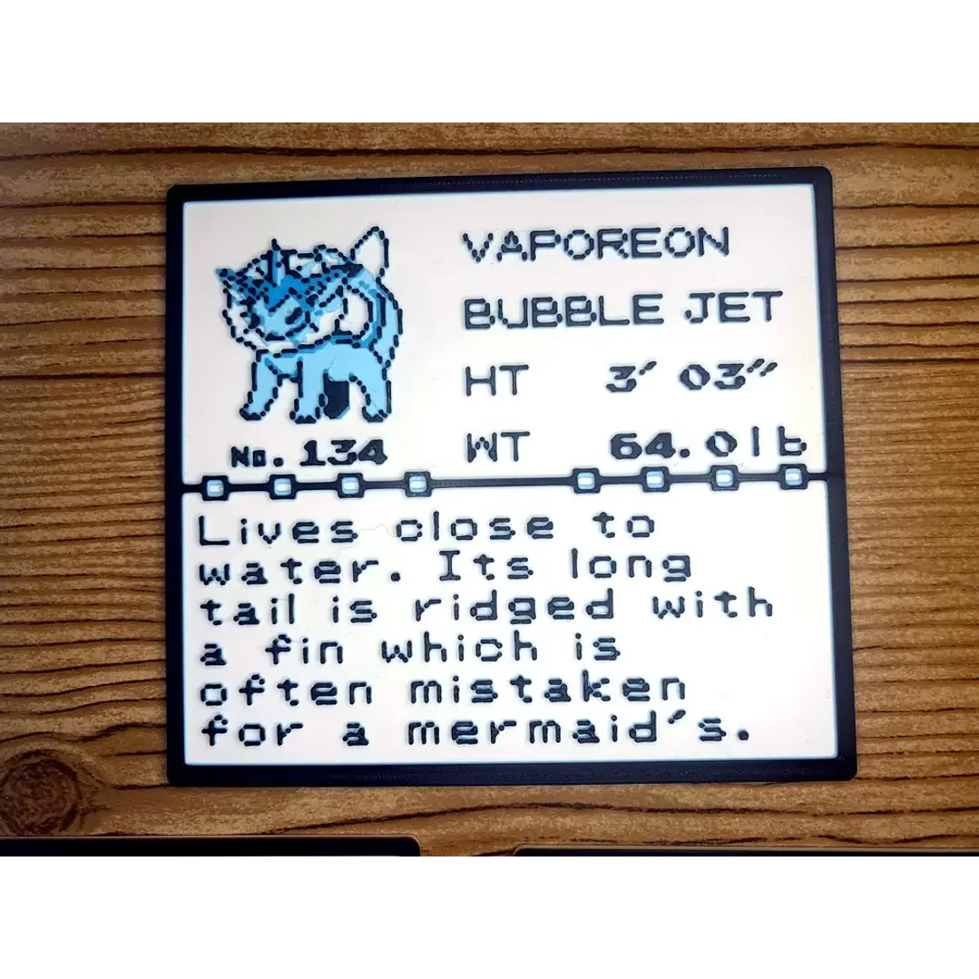 DIORAMA POKEMON VARIEDADES 2 / SCREEN GAMEBOY 22