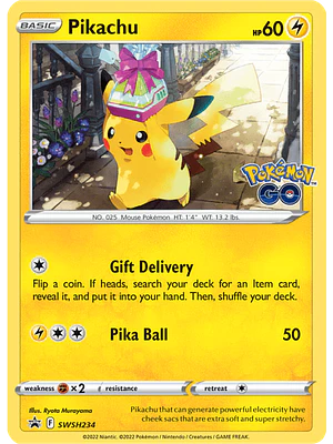 PIKACHU SWSH234 PROMO