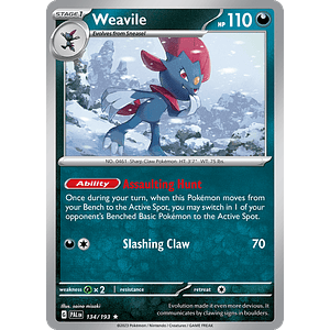 WEAVILE PAL 134/193