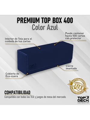 PORTAMAZOS PREMIUM | TOPDECK 400 COLOR AZUL