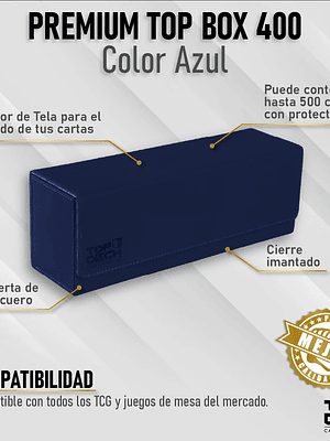 PORTAMAZOS PREMIUM | TOPDECK 400 COLOR AZUL