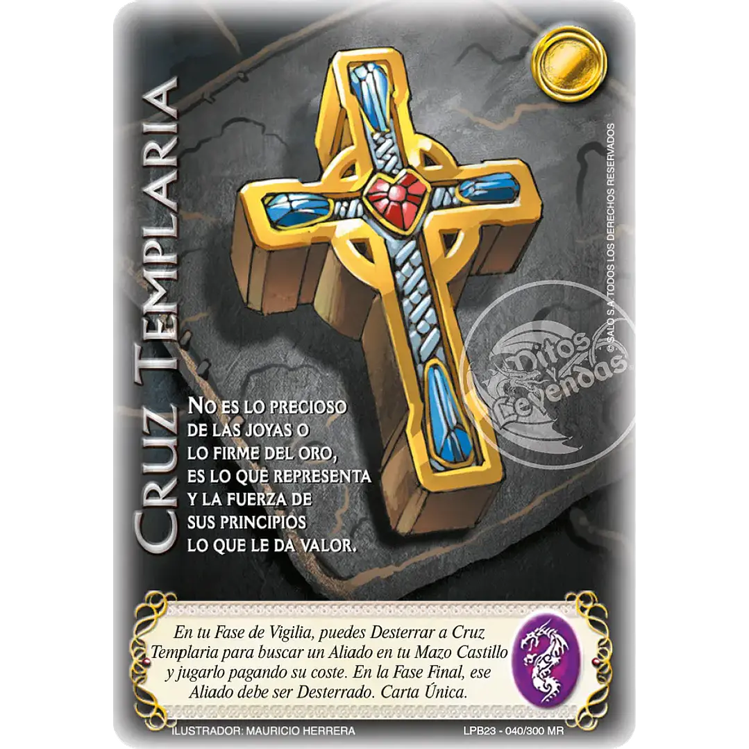 CRUZ TEMPLARIA (LEYENDAS PB 3.0 - MR) 1